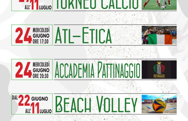 Gli eventi SPORTIVI di Estate Sport 2026