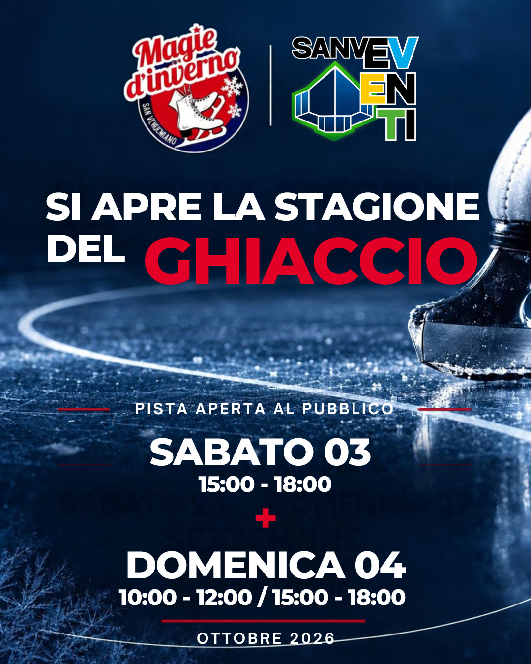 APRE al pubblico la stagione del ghiaccio a San Vendemiano