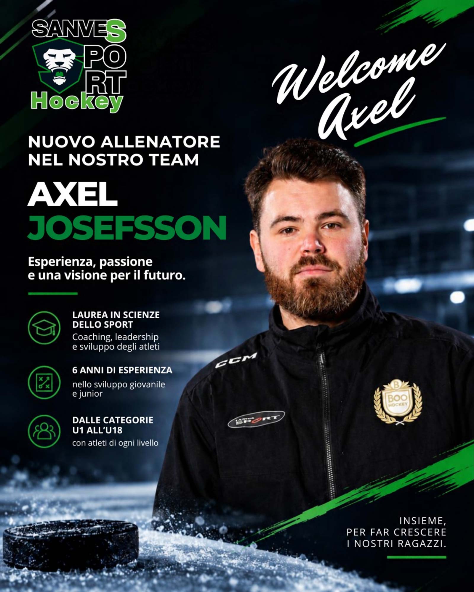 Benvenuto nel Team, Axel Josefsson!